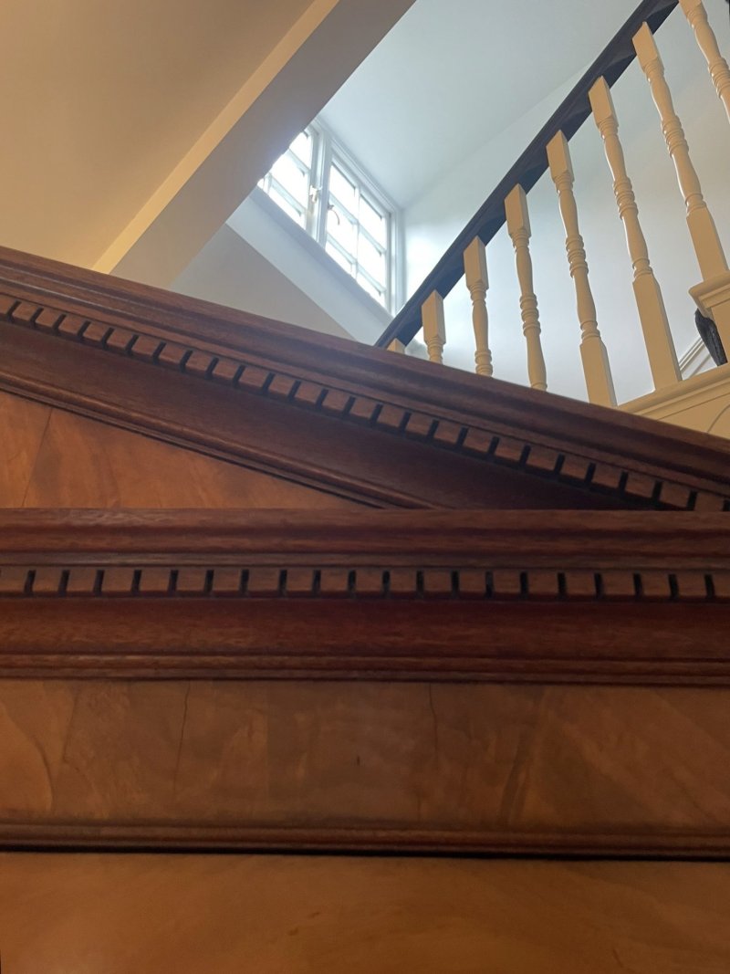 Large Antique George III Quality Mahogany Breakfront Bookcase 238 x 286 x 62 cm - Image 16